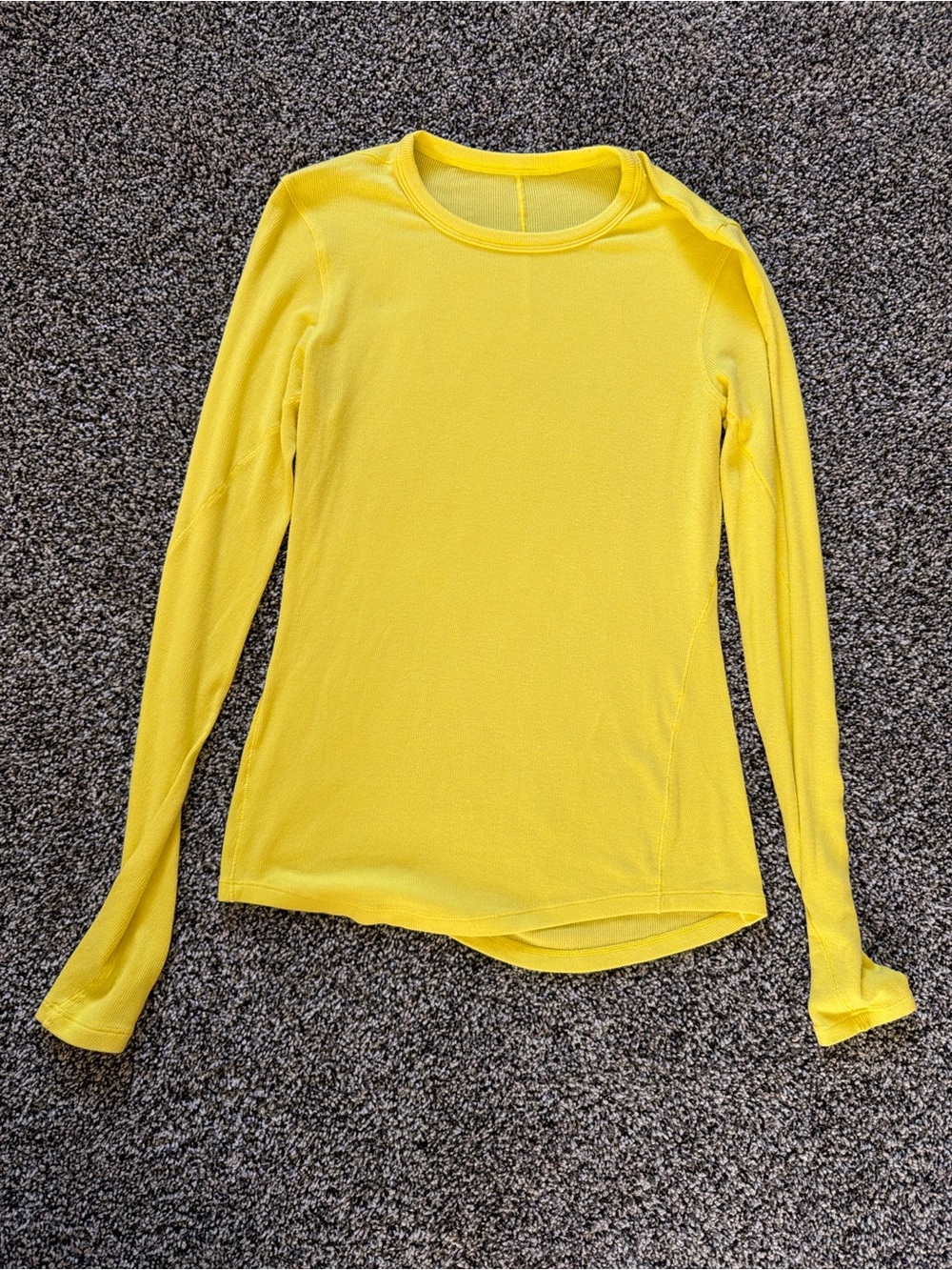 Lululemon Women's Long Sleeve Crewneck Top - Yellow
